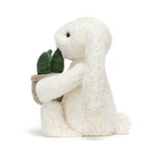 Detalj av Cream Bunny med plante kosedyr
