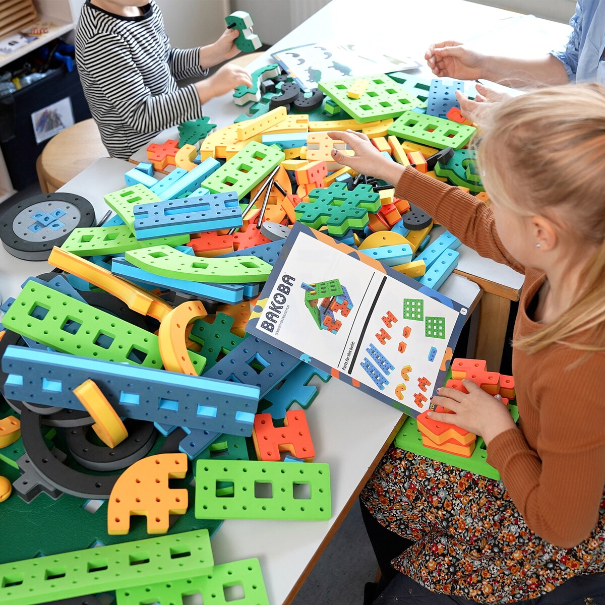 Creative Mega Box byggesett 300 deler EVA-skum detalj av byggeelement