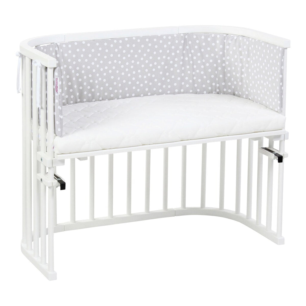 Sengebeskytter i piqué for bedside-seng Original 148x25 cm - babybay