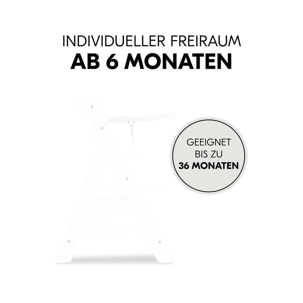 Spisebrett Alpha Wooden Tray i bøk fra 6 mnd - Hauck