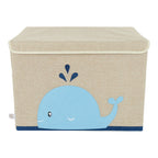 Oppbevaringskiste med lokk 36x51x36 cm polyester - Bieco