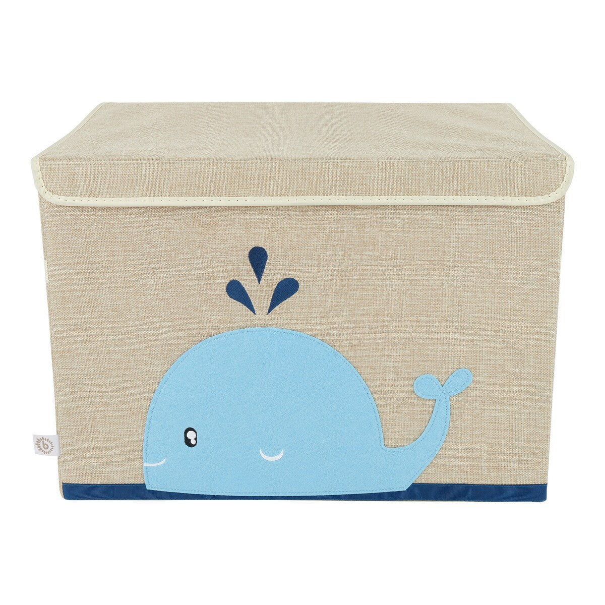 Oppbevaringskiste med lokk 36x51x36 cm polyester - Bieco