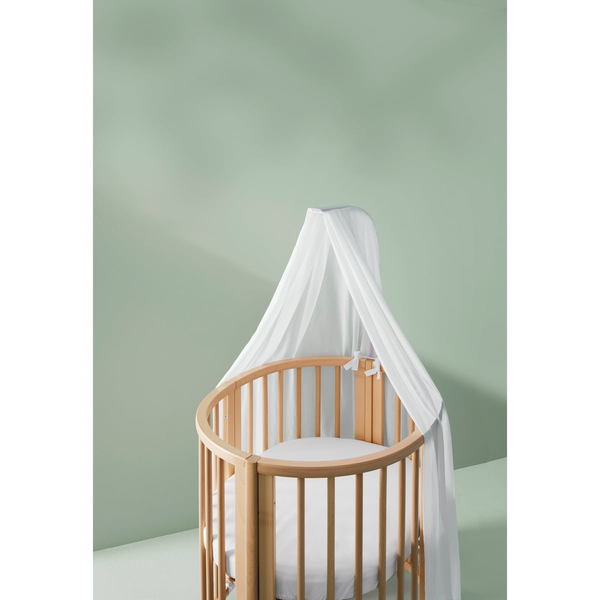 Sprinkelseng Sleepi Mini med madrass og ombyggingssett i bøk - Stokke