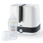 Dampsterilisator Vario Express med tåteflaske 260 ml forfra