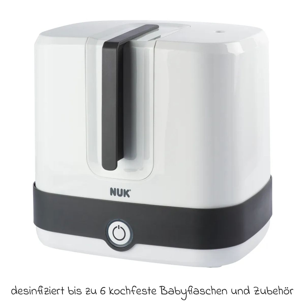 Detalj av Dampsterilisator Vario Express med tåteflaske 260 ml
