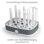 Dampsterilisator Vario Express med tåteflaske 260 ml montert i kjøkken