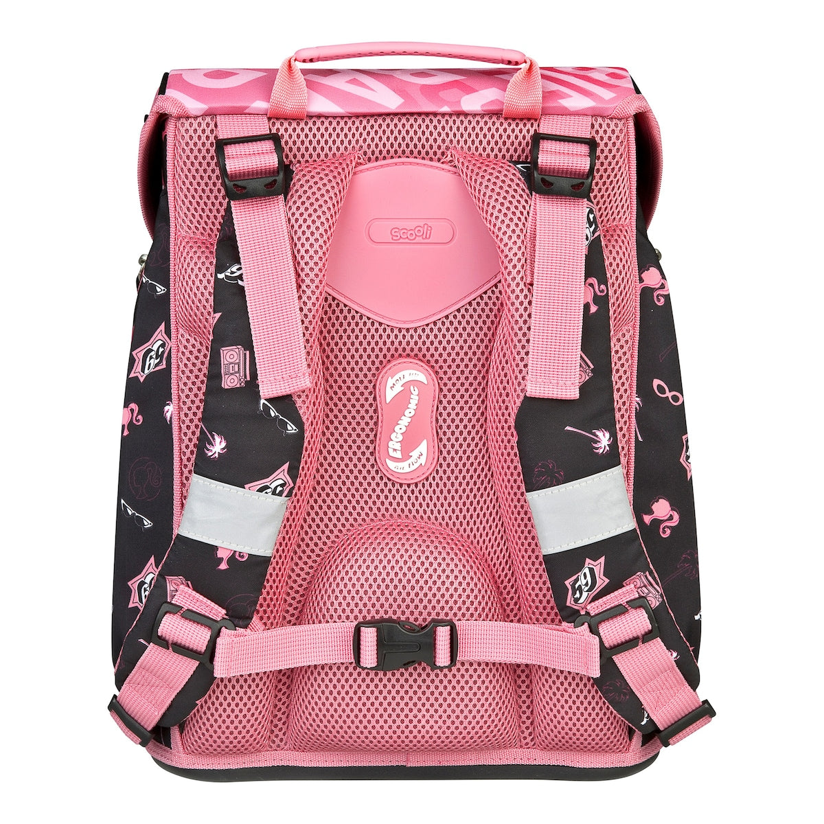 Skolesekk-sett EasyFit 5 deler med pennal og gymbag - Scooli