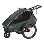 Sykkeltilhenger Kidgoo 2 for 2 barn fra 6 mnd, 40 kg - Qeridoo