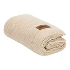 Strikket babyteppe bomull 80x100 cm - BORNINO HOME
