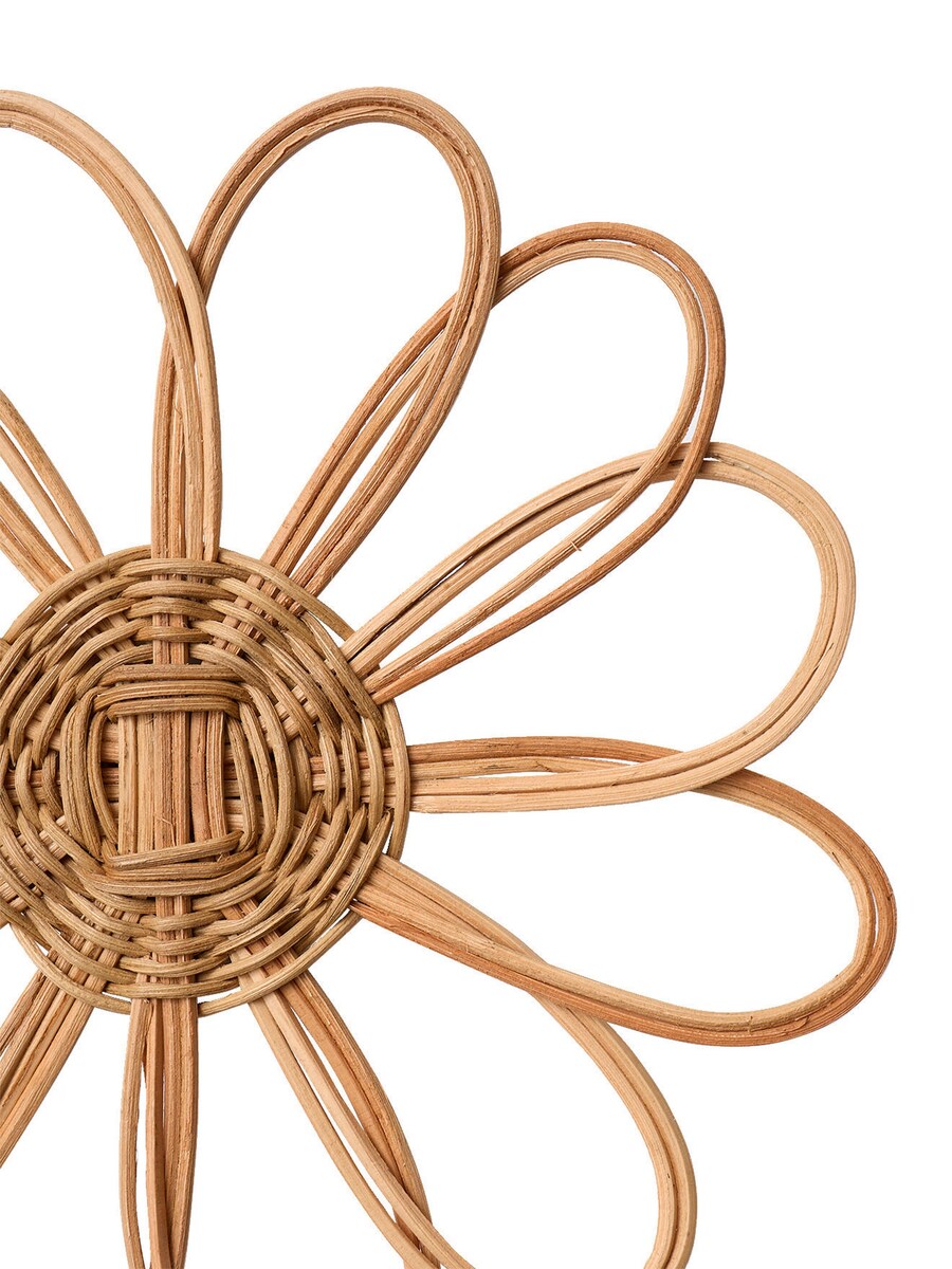 Dekorasjonsblomster i rotting 5-pack boho barnerom detalj av rottingmateriale