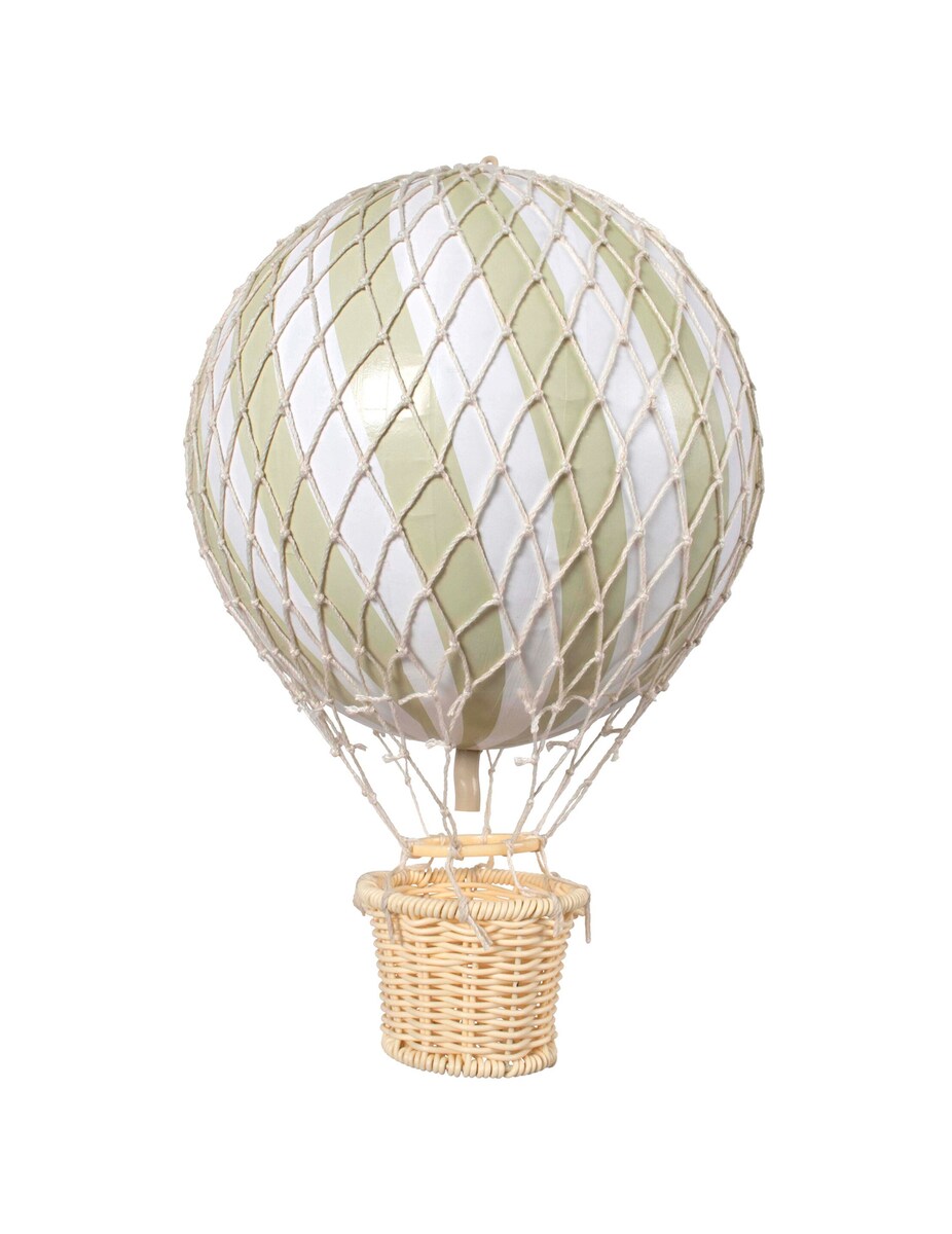 Dekorativ luftballong grønn 20 cm forfra