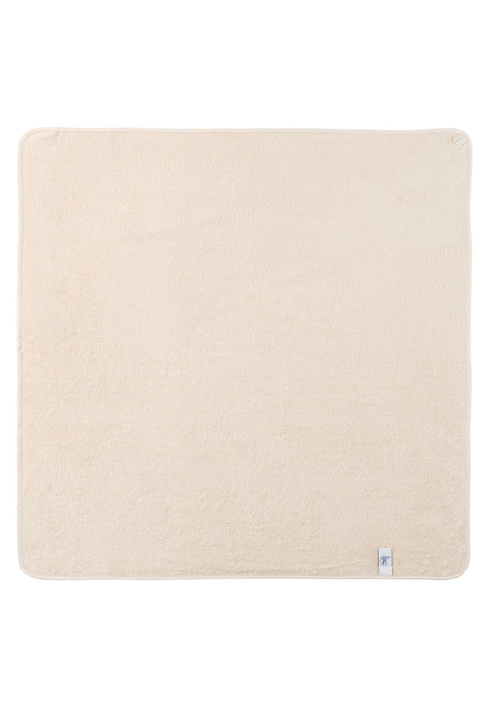 Detalj av frotté på Badehåndkle med hette 100x100 cm bomull Dino Rexi beige