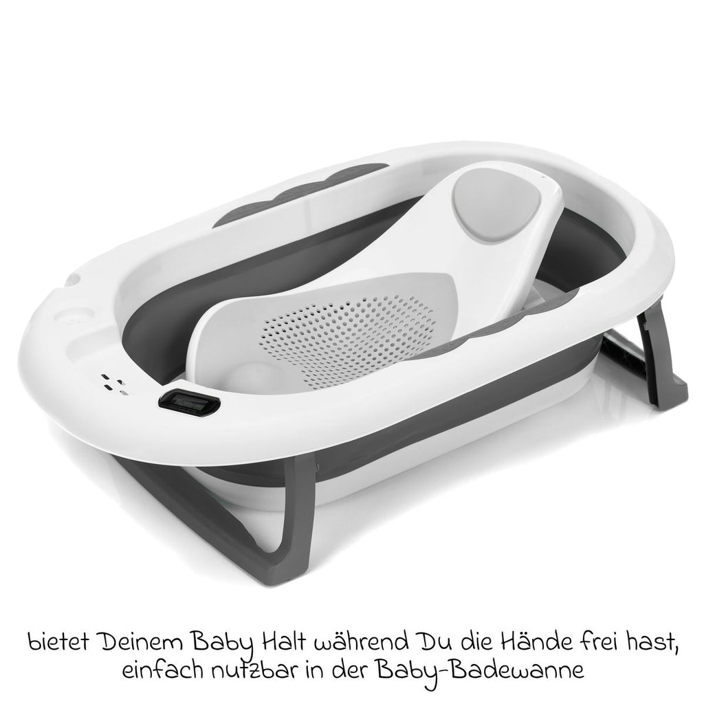 Detalj av rutschhemmendes materiale på Badekarsete Delfin ergonomisk form