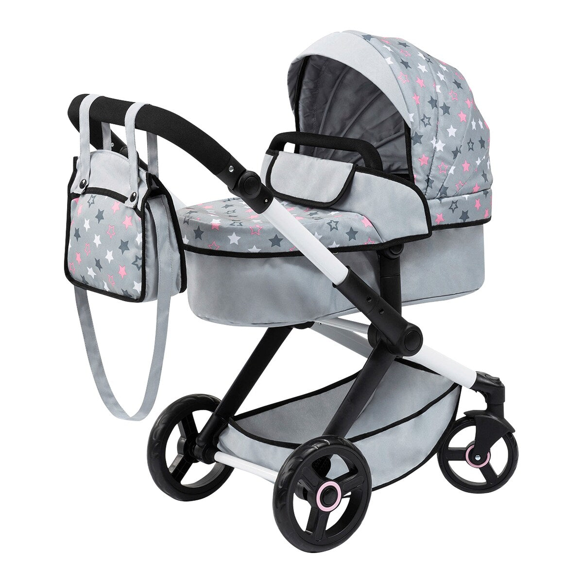 Kombi-dukkevogn Xeo med sportssete og justerbart håndtak fra 3 år - Bayer Design