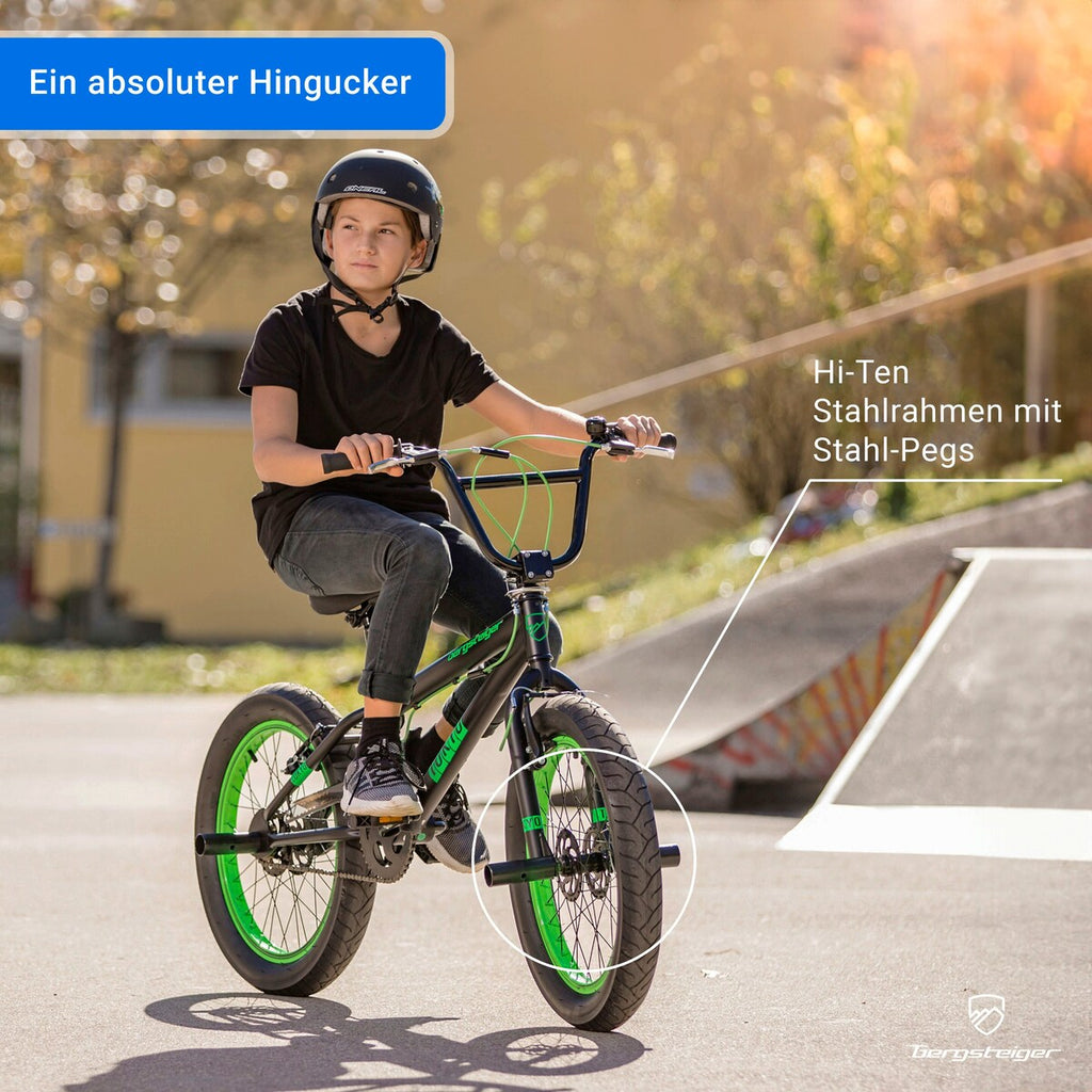 BMX-sykkel Tokyo 20 tommer fatbike med kjedebeskytter - Bergsteiger