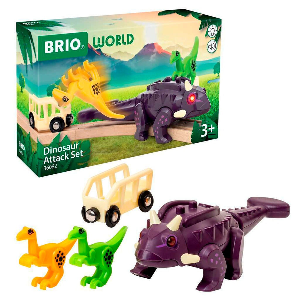 Dinosaur Ankylosaurus-figur til togbane i tre bakside