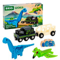 Dinosaur batteritog med lys 5 deler forfra