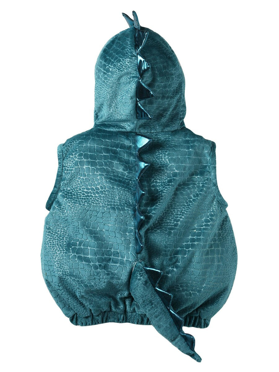 Dinosaurdrakt for baby i polyester fra 12 mnd bakside