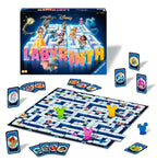Detalj av spillbrikker i Disney Labyrinth brettspill