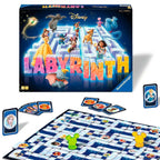 Montert Disney Labyrinth brettspill med spillere som spiller