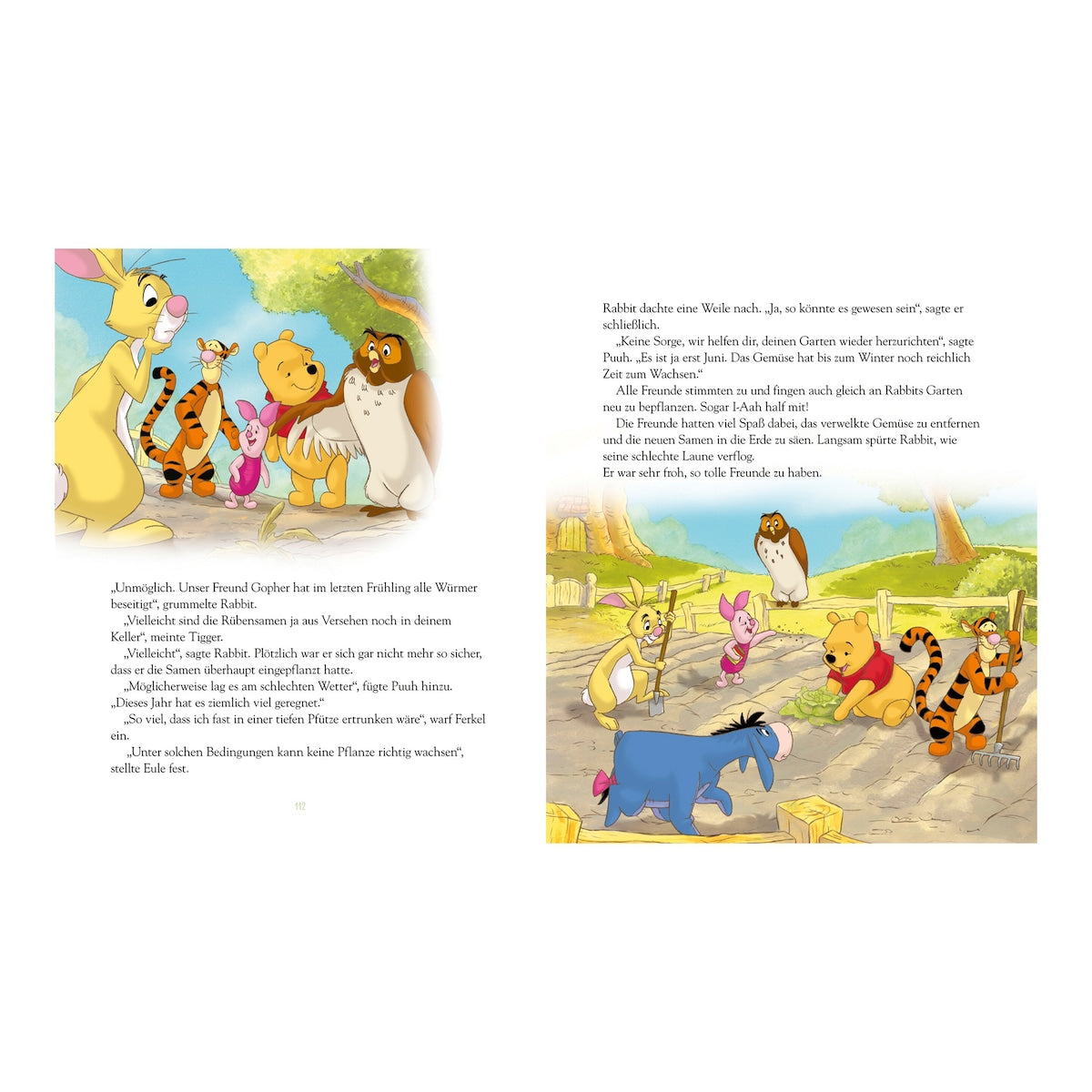Disney Ole Brumm 5-minutters historier åpnet bok