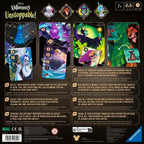 Baksiden av Disney Villainous Unstoppable! brettspill