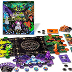 Montert spillbrett og brikker i Disney Villainous Unstoppable! brettspill