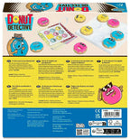 Donut Detective logikkspill bakside med oppgavekort