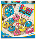 Donut Detective logikkspill forfra med brett og donuts