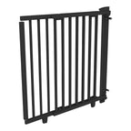 Dør- og trappegrind Plus 78,5-133 cm bøk, 83 cm høy - Geuther