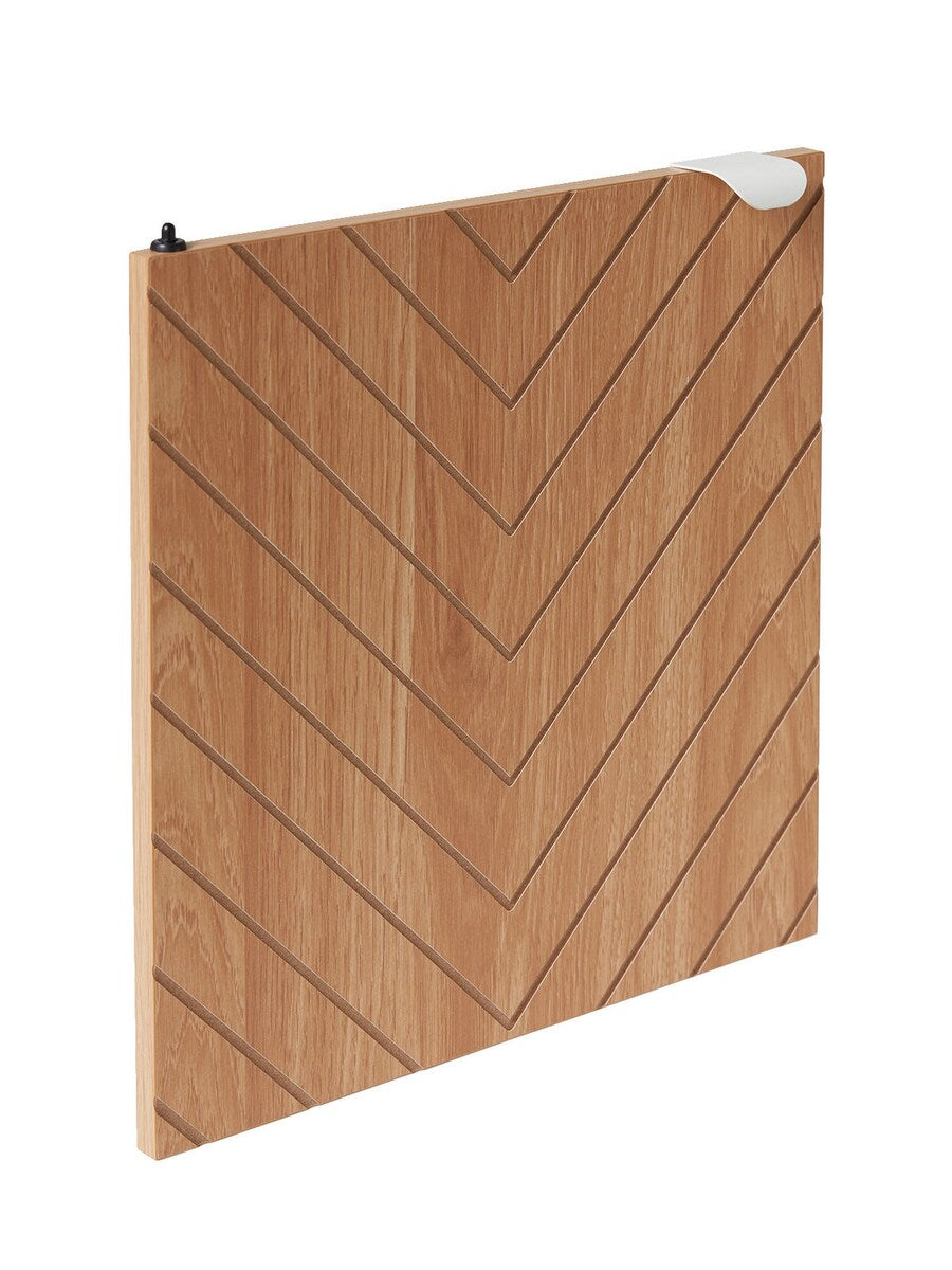Dør til barneromshylle CHEVRONS 30,4 x 30,4 cm MDF forfra