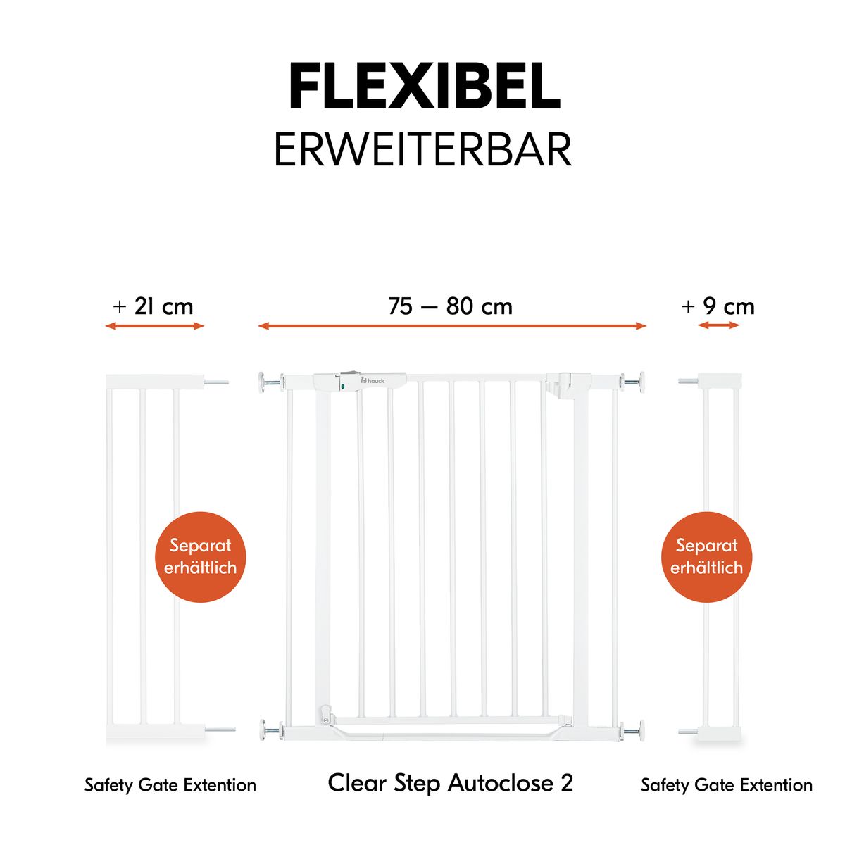Fargeindikator på magnetlåsen til Dørgrind Clear Step Autoclose 2