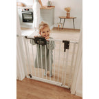 Dørgrind Easylock Plus 68-76 cm, 81,5 cm høyde med monteringsdetaljer