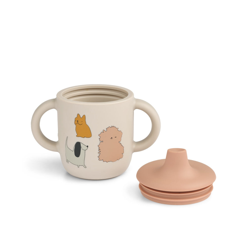 Drikkebeger Neil silikon Cats and Dogs bakside