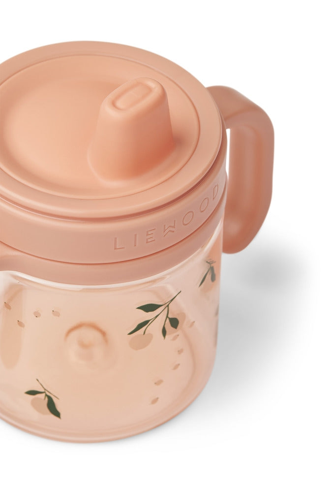 Drikkebeger Tritan med håndtak Kylo Peach/Sea shell bakside