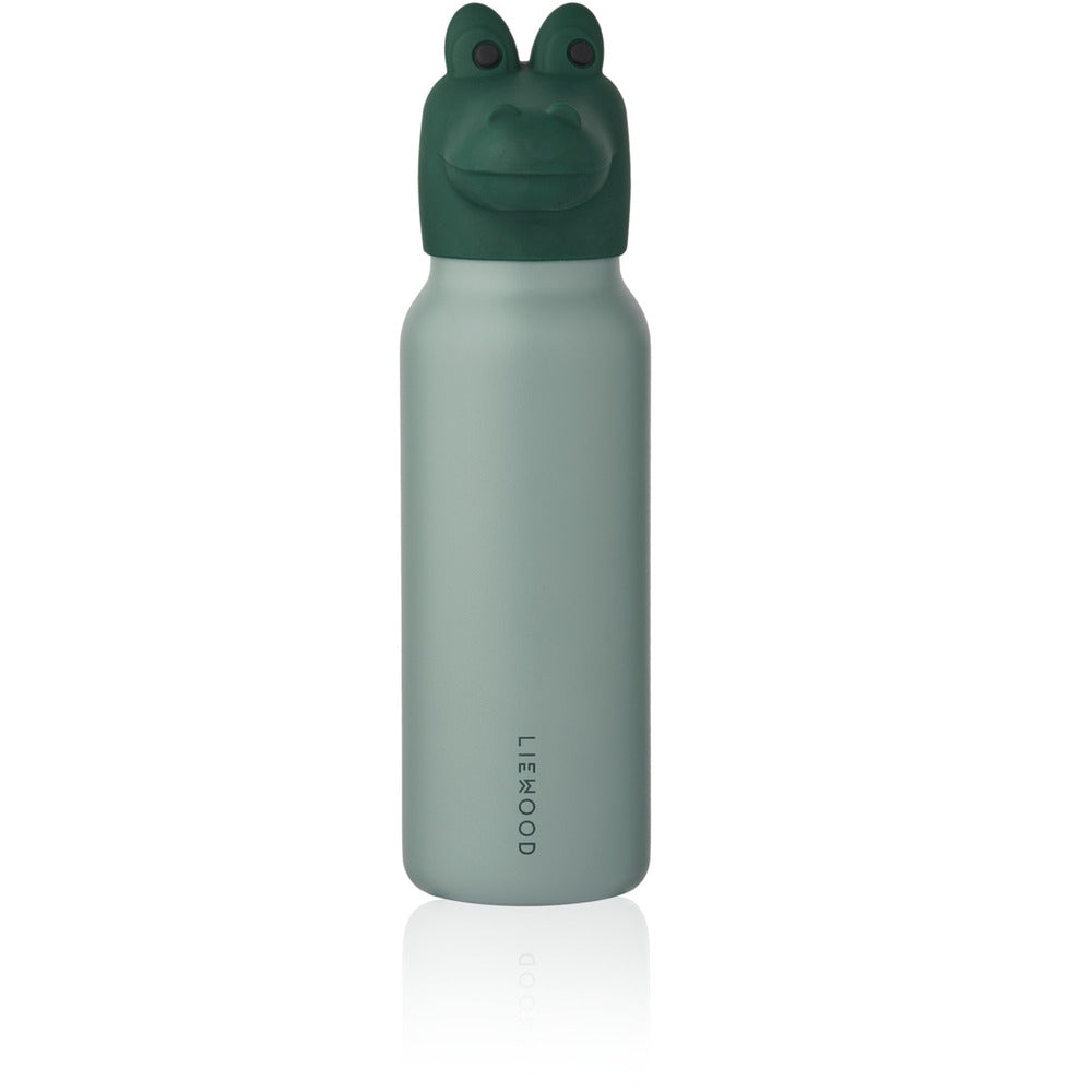 Drikkeflaske Falk med krokodillelokk 350 ml Peppermint forfra