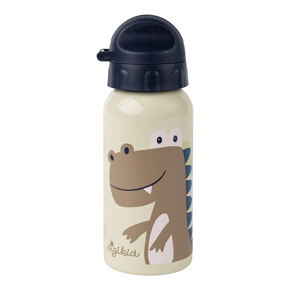 Drikkeflaske for barn dinomotiv 400 ml BPA-fri forside