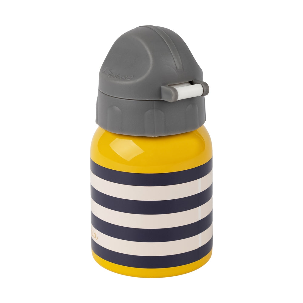 Drikkeflaske for barn tigermotiv 250 ml BPA-fri bakside