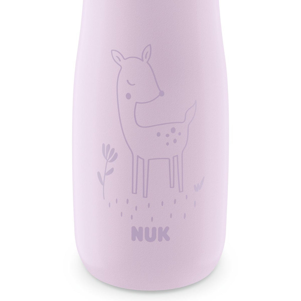 Nærbilde av silikonventil på Drikkeflaske Mini-Me Sip Cup i rustfritt stål 300 ml