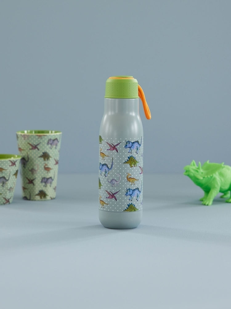 Drikkeflaske i rustfritt stål Dino 500 ml med rem