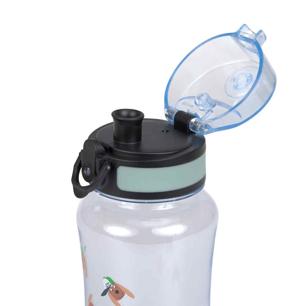 Drikkeflaske for barn Tritan 420 ml Tiny Team hund bakside