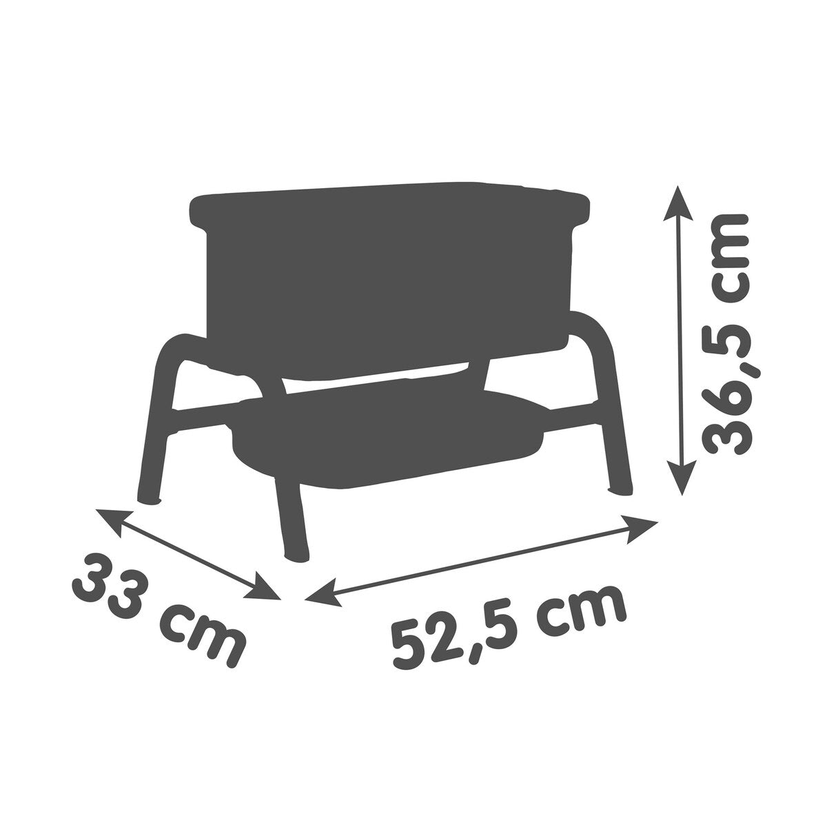 Sideåpning på Dukke bedside-seng Maxi-Cosi