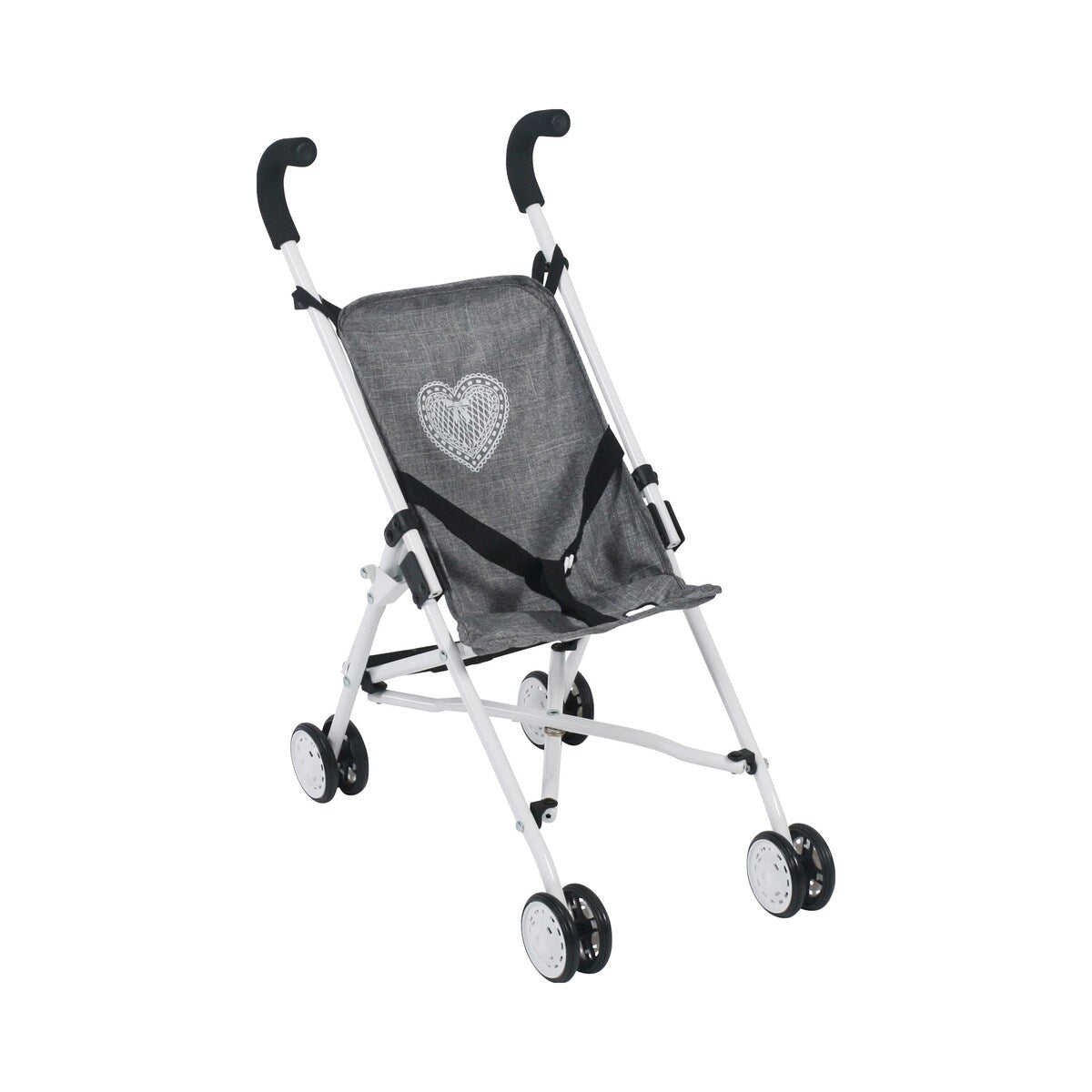 Dukke-buggy Mini Roma 50x29x57 cm sammenklappet for enkel transport