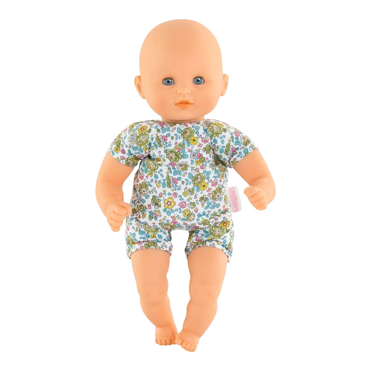 Montert dukke Calin bamsedrakt 30 cm med sovøyne