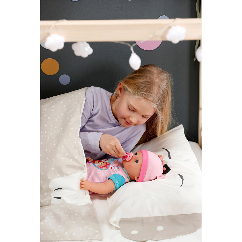 Dukke Emma 43 cm med 10 funksjoner i badekar