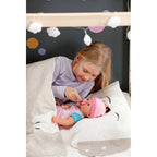 Dukke Emma 43 cm med 10 funksjoner i badekar