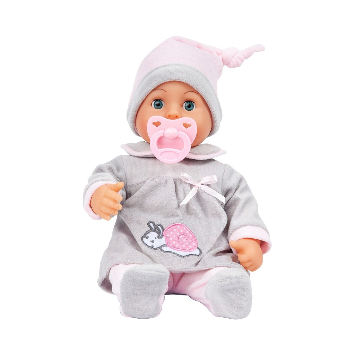 Dukke First Words Baby med 24 lyder 38 cm liggende