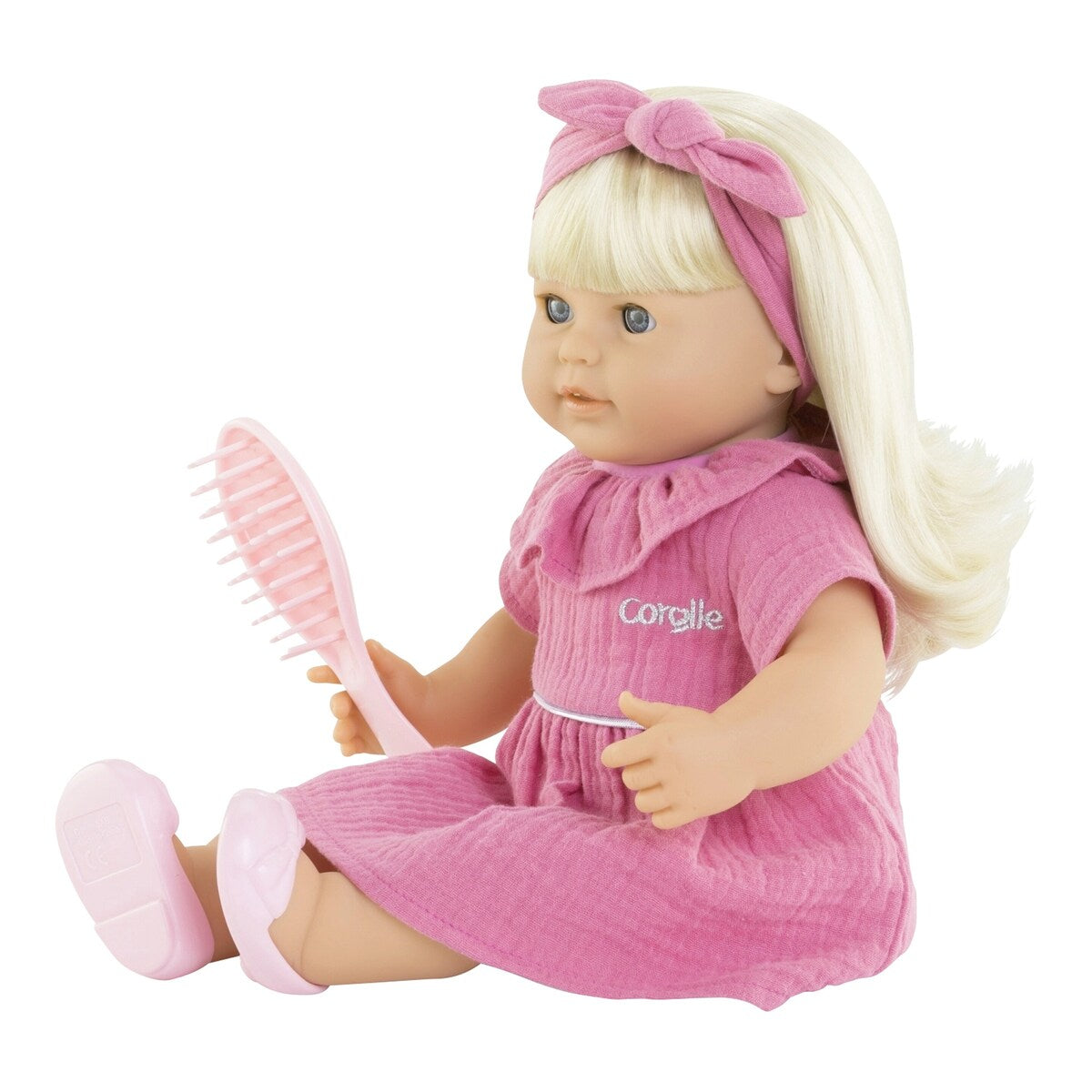 Dukke Jade blond myk kropp 36 cm bakside