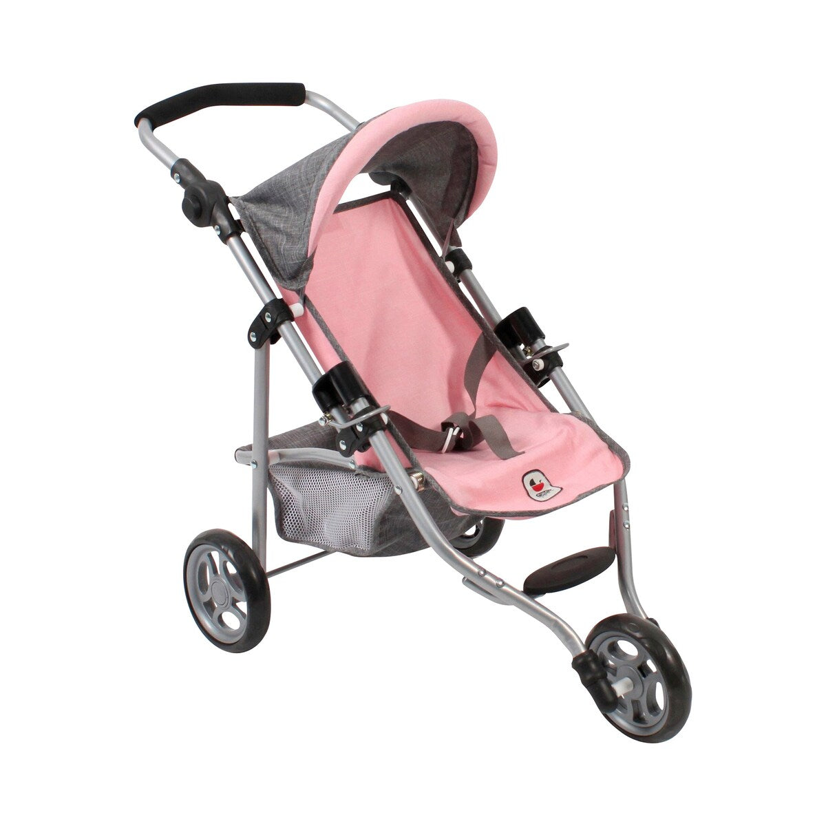 Dukke-joggebuggy Lola bakside med klappbart solskjerm