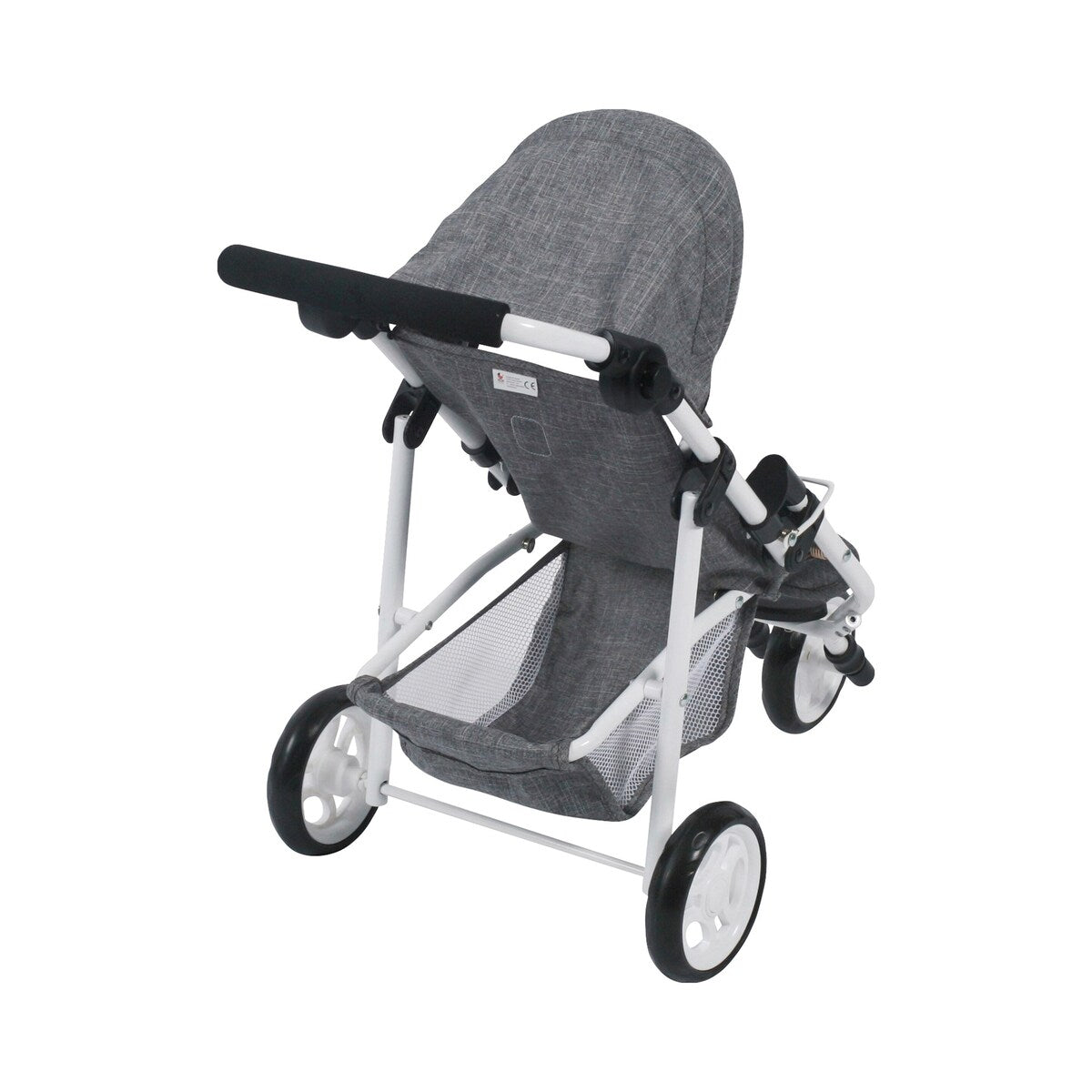 Dukke-joggebuggy Lola med åpent solskjerm